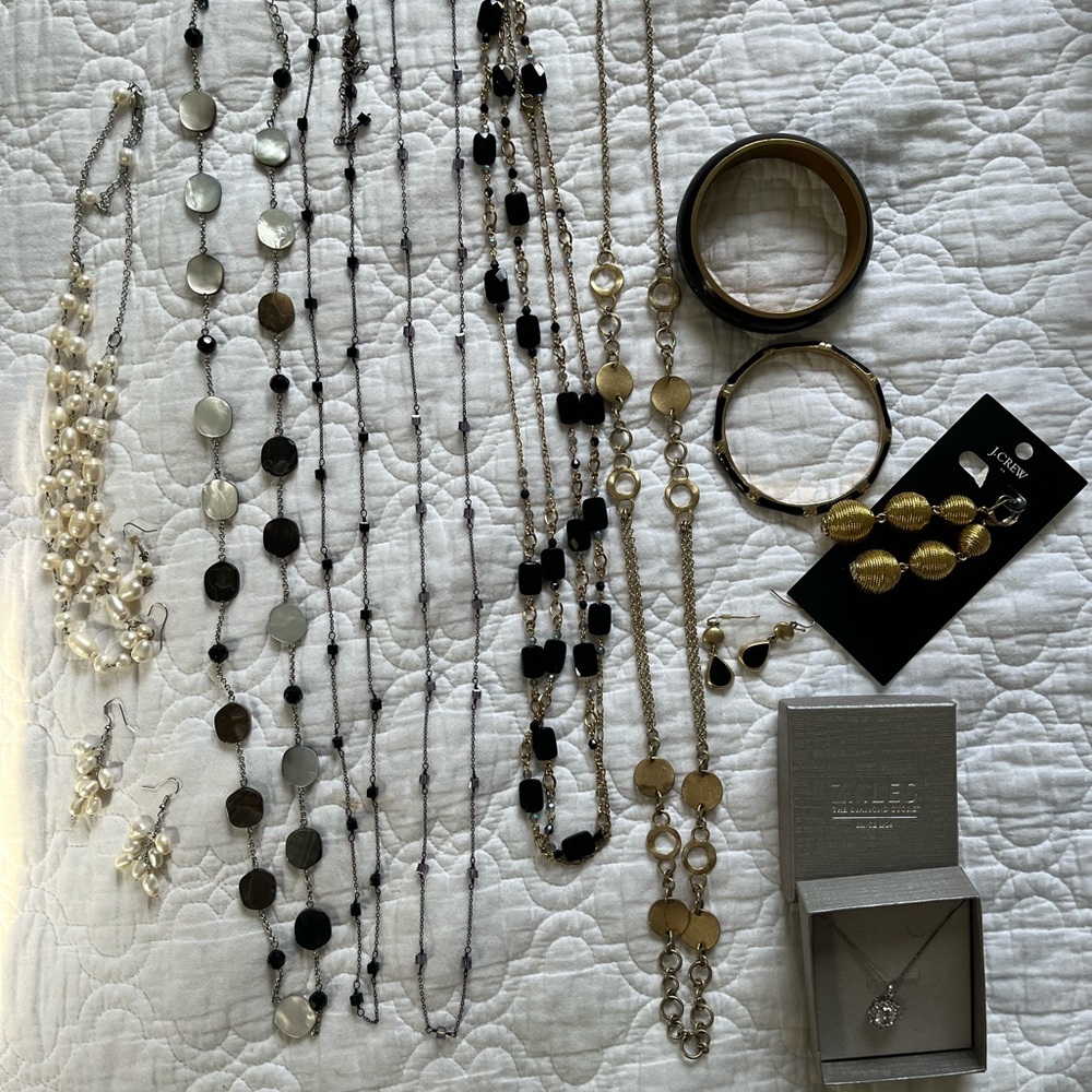 Costume Jewelry Lot: Lia Sophia, J Crew, Zales